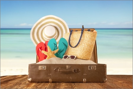holiday suitcases -travel with core cars